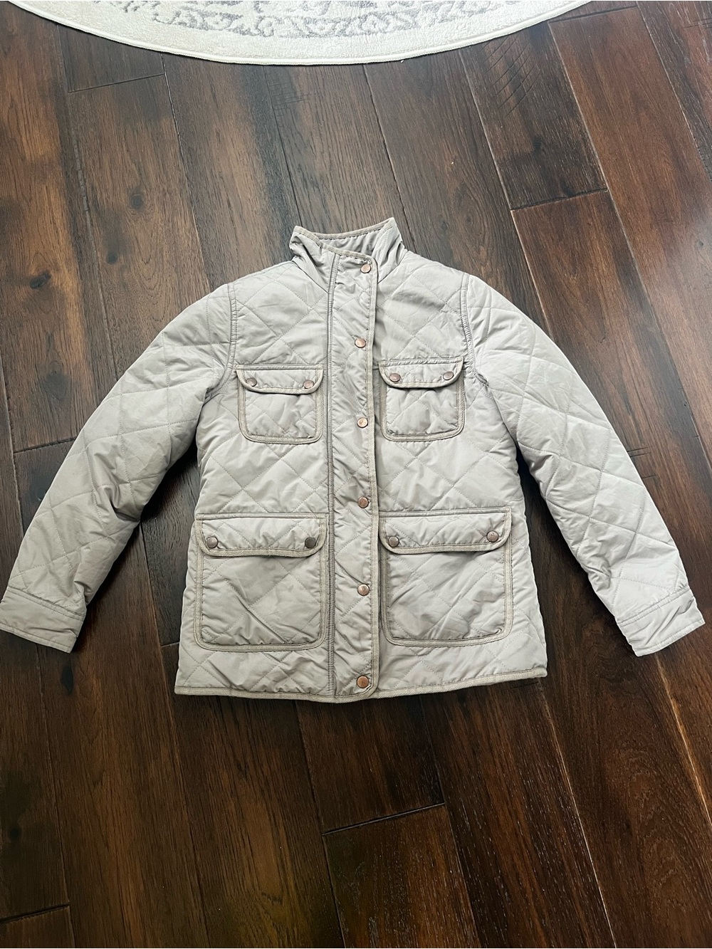 Quilted Sherpa lined olive Women's Jacket